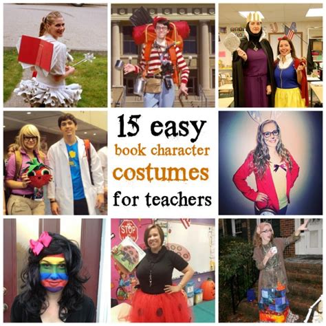 easy book character costumes  teachers  cornerstone