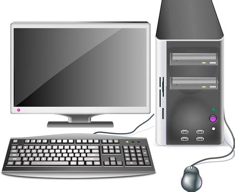 computer desktop workstation royalty  vector graphic pixabay