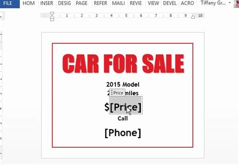 sale sign template microsoft word awesome car sale flyer template