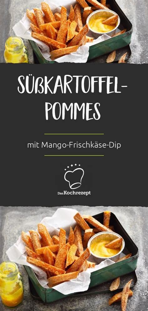 suesskartoffel pommes mit dip rezept   sweet