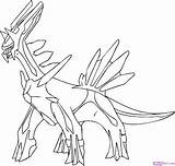 Dialga Pokemon Coloring Pages sketch template