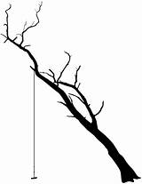 Swing Tree Clipartmag Drawing sketch template