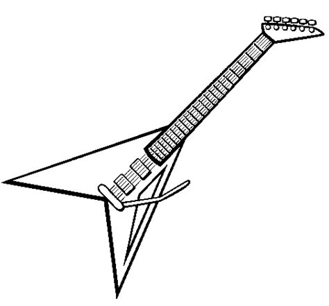 electric guitar coloring pages images clipartsco