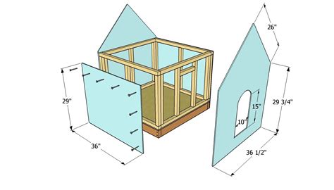 building  dog house step  step plans   perfect home   dog house plans