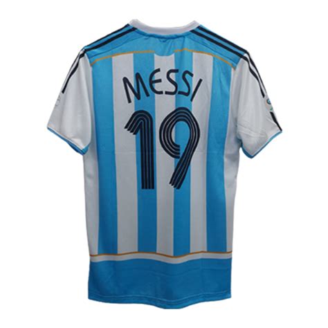 messi argentina number  jersey retro collection cyberried store