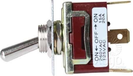 toggle switch metal     volt   amp  male push  terminals ebay