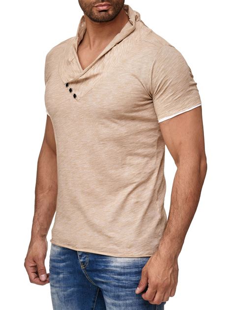 mens  shirt  neck slim fit short sleeve  shirts polo shirt basic casual tee ebay