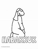 Habakkuk sketch template