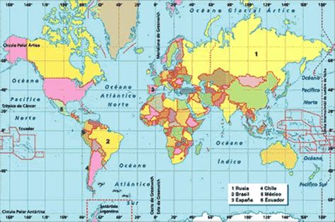 top  mejores mapa  division politica del mundo  nombres en