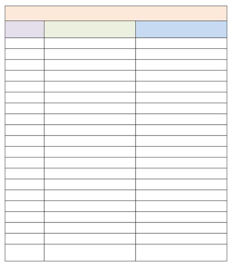column chart printable templates     printablee