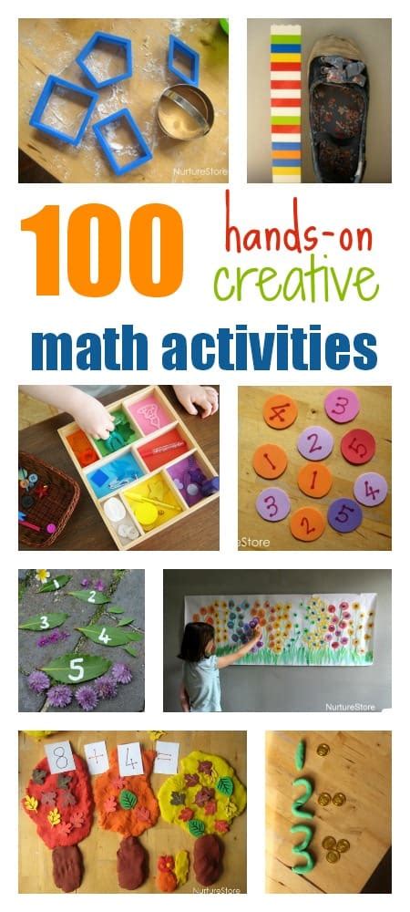 hands  creative math activities  children nurturestore
