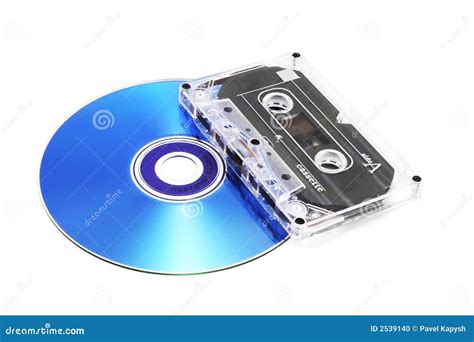 tape cassette  cd stock photo image  analog record