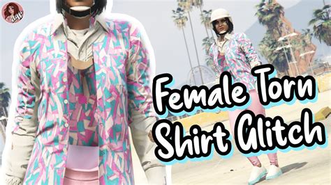 patched gta easy torn shirt invisible torso glitch female