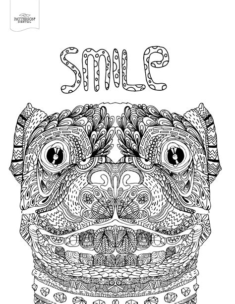 toothy adult coloring pages printable   cusp