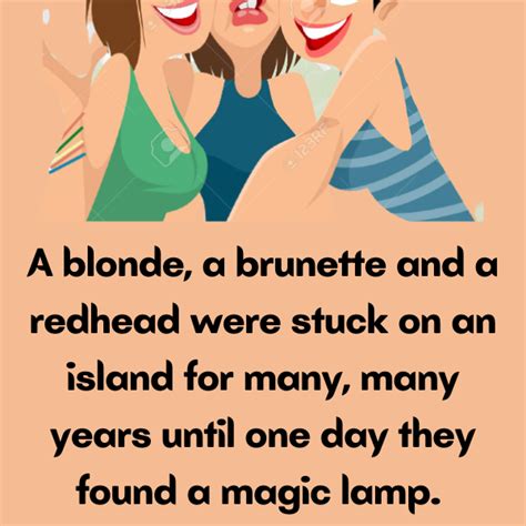 A Blonde A Brunette And A Redhead Mr Jokes