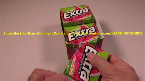 watermelon gum review extra youtube