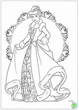 Coloring Dinokids Cinderella Princess Close sketch template