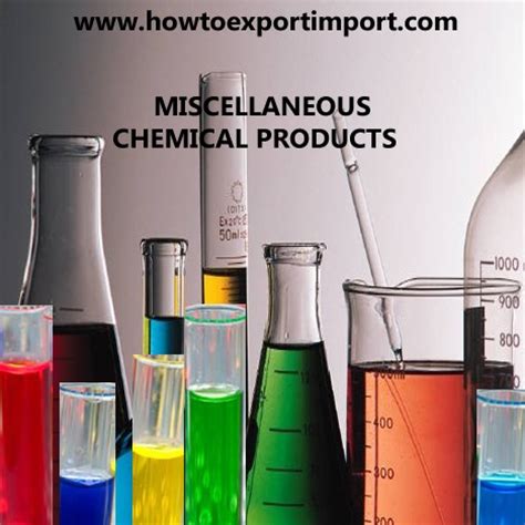 hs code chapter  miscellaneous chemical products digits