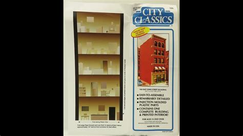 1 87 Ho City Classics 106 East Ohio Street Building Kit 106 Youtube