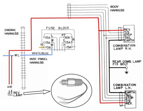 backup light wiring diagram design  electrical circuit wiring reverse light wiring