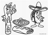 Ausmalbilder Cool2bkids Mexican Mexicana Unhealthy Coloriage Mexicaine Nourriture Coloriages Getdrawings Imprimir sketch template