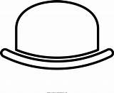 Sombreros Colorear Sombrero Bowler Pinclipart Automatically Doesn sketch template