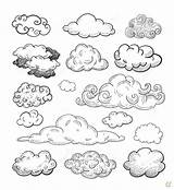 Nubes Nuvole Disegnate Tatuajes Doodles Wolken Nube çizimler Sketching Journaling Doodling Tattoos Bujo sketch template