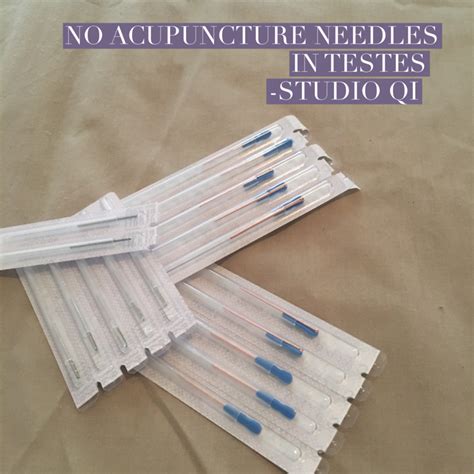 Acupuncture Needles Don T Go Into Testicles For Building Sperm