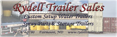 Rydell Trailer Sales Water Trailers Page
