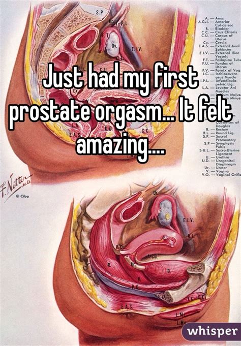 Just Had My First Prostate Orgasm It Felt Amazing