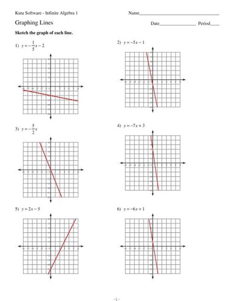graphing lines sketch  graph
