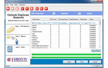 Shoviv Outlook Duplicate Remover screenshot #6
