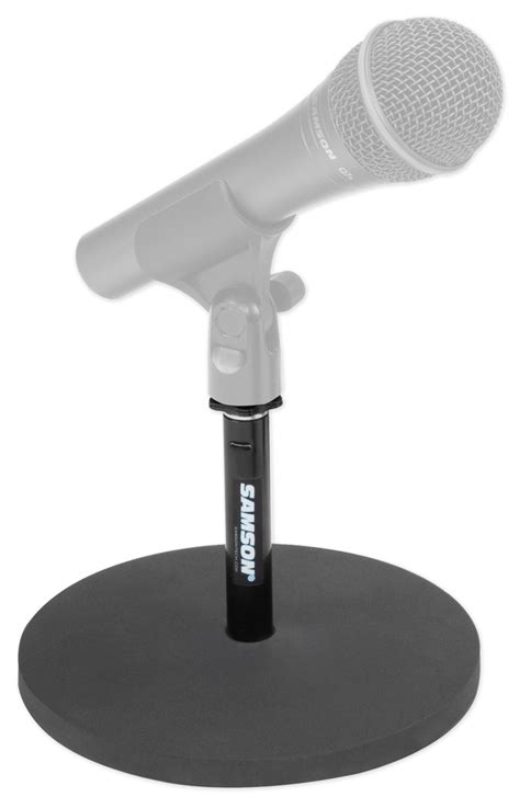 samson md desktop mic stand  weighted base  recording studio podcast ebay