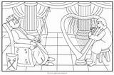 Saul Harp Verschillen Zoek Koning Speelt Kleurplaat Kleurplaten Gelovenisleuk Knutselen Raadsels Mewarnai Indah sketch template