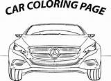 Mercedes Coloring Pages Wecoloringpage Cars Benz Car sketch template