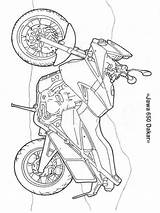 Coloring Pages Motorcycles Jawa Getcolorings Printable Print sketch template