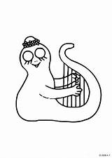 Barbapapa Coloriage Harfe Barbalala Fete Arpa Harpe Musica Harp Joue Colorare Disegno Ausmalbild Colorier Coloriages Ausmalbilder Schulbilder Theme Souhaitez Juegan sketch template