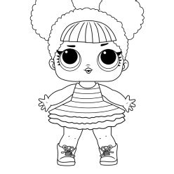 coloring pages doll lol coloring pages