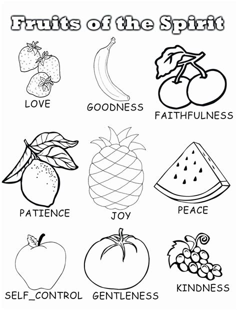 coloring fruits pictures   sunday school coloring pages fruit