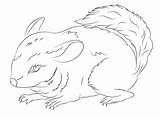 Coloring Pages Chinchilla Chinchillas Cute Tailed Long Drawing Getcolorings Color Kids Categories sketch template