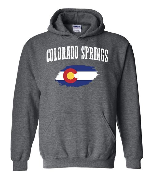 colorado springs colorado unisex hoodie hooded sweatshirt etsy