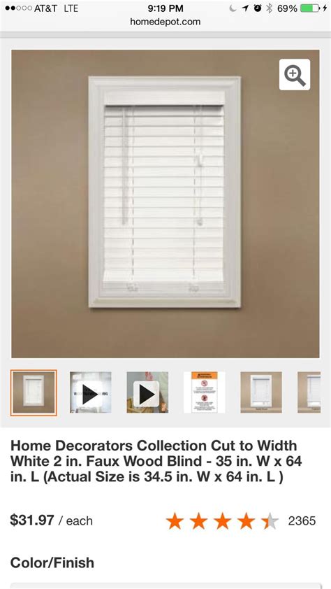 interior blinds blinds faux wood blinds home decorators collection