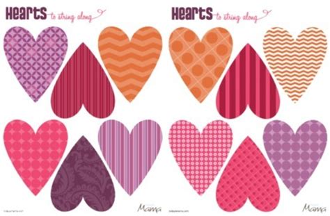 heart printable template  valentines day todays mama