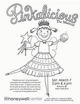 Pinkalicious Coloring Pages Print Color Sheet Printable Honeywell Contest Inkfreenews Getdrawings Getcolorings Coloringhome sketch template