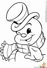 Snowman Coloring Pages Christmas Snowmen Frosty Kids Para Colorear Snow Winter Simple Colouring Sheets Pintar Dibujos Man Wink Cards Print sketch template