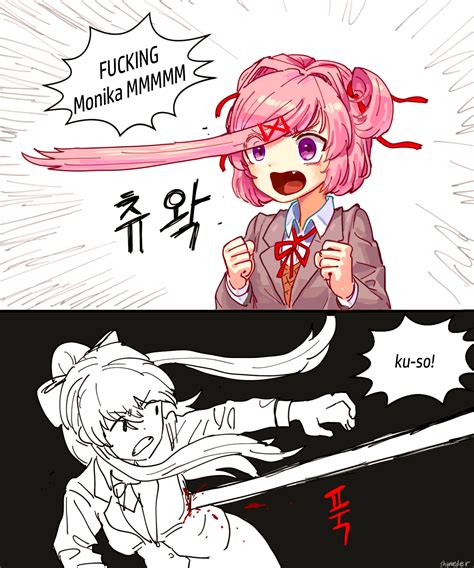 natsuki and monika ddlc