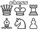 Chess Sheets Xadrez Ajedrez Sports Schachfiguren Ausdrucken Medieval Handprint Colorable Clipground το sketch template