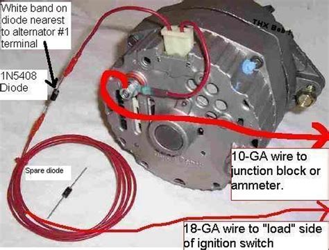 chevy  wire alternator wiring diagram