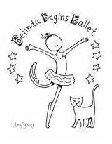 Belinda Ballerina Ballet Begins Coloring Sheet sketch template