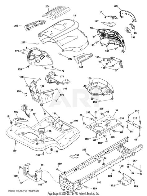 poulan ppa    parts diagram  chassis enclosures